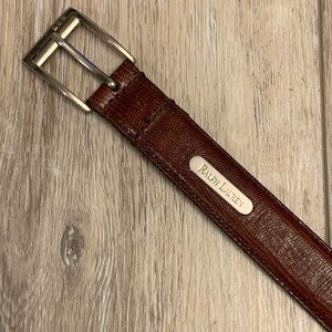 RALPH LAUREN GENUINE LEATHER BELT